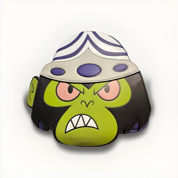 Loungefly Powerpuff Girls Mojo Jojo Glow Cosplay Mini Backpack - Picture 1 of 9